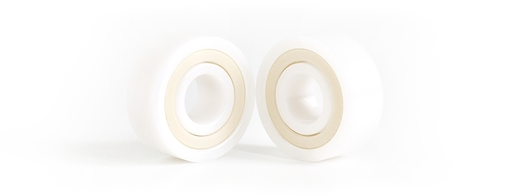 dwa łożyska kulkowe ceramiczne zakryte