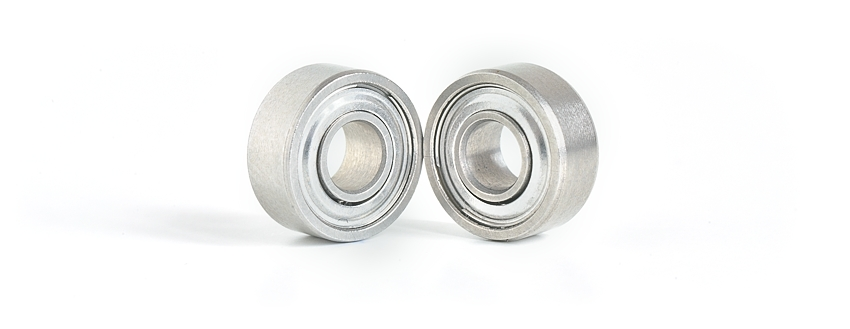 Dwa łożyska kulkowe do kołowrotków