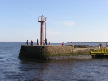 Wejście do portu w Darłówku