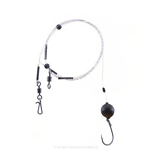 Zestaw plażowy do surfcastingu na leszcze Feeder Mini Clip Up C