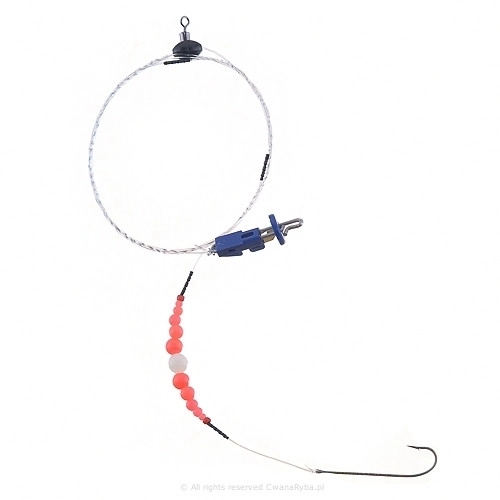 Zestaw plażowy na flądry płastugi z koralikami fluo Platessa Fluo Clip Arenic C