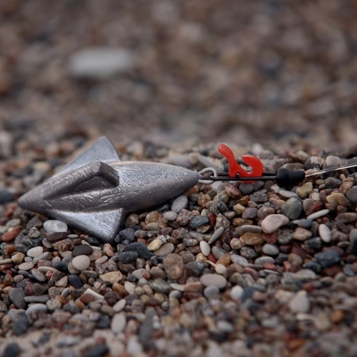 Ciężarek surfcastingowy GROT STRZAŁY 130g z krótkim drutem.